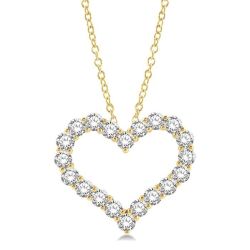 Heart Shape Diamond Pendant