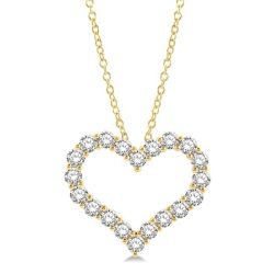 Heart Shape Diamond Pendant