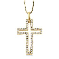 Cross Diamond Pendant