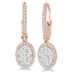 OVAL SHAPE Shine Bright DIAMOND EARRINGS