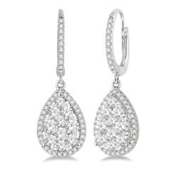 Pear Shape Shine Bright Essential Diamond Earrings