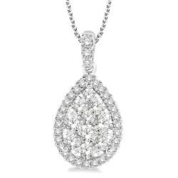 Pear Shape Shine Bright Essential Diamond Pendant