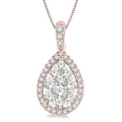 Pear Shape Shine Bright Essential Diamond Pendant