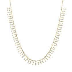 Spike Diamond Fashion Necklace