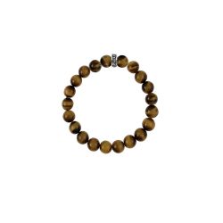 King Baby Brown Tiger Eye Bead Bracelet