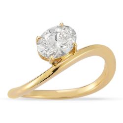 Luxe Essence Lab Grown Diamond Ring 1ctw