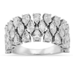 Lab Grown Diamond Cluster Ring 