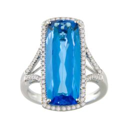 Silk Road Blue Topaz Ring