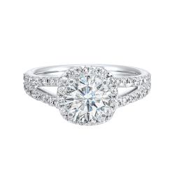 Eternal Grace Halo Semi Mount Ring .27 CTW