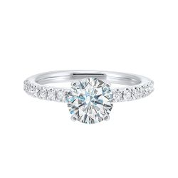 Timeless Spark Solitaire Semi Mount Ring .24 CTW