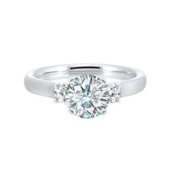 Eternal Romance Three-Stone Semi Mount Ring .25 CTW