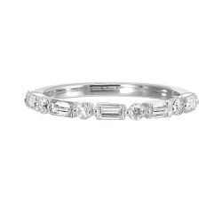 Alternating Elegance Band .50CTW