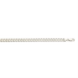 Sterling Silver 7.0mm 20" Curb Chain