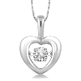 Emotion Diamond Heart Shape Pendant | Dunkin's Diamonds