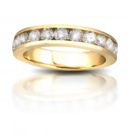 14k camelot mens wedding band