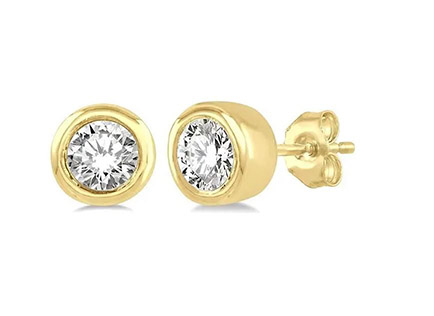 Petite Diamond Stud Earrings 